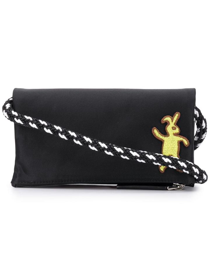Marni Bunny Rope Strap Wallet - Black