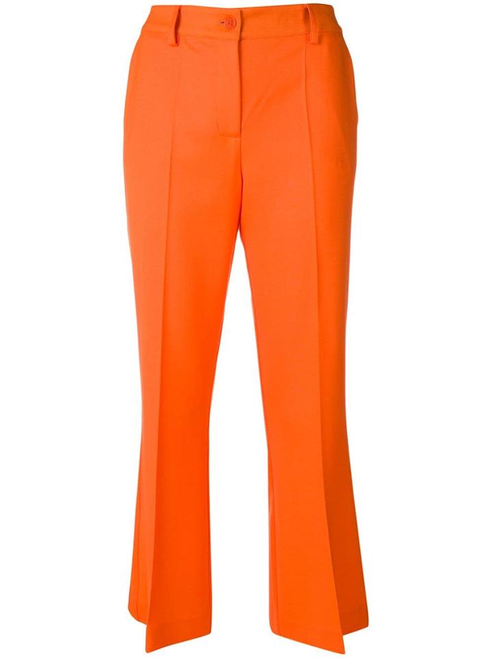 P.a.r.o.s.h. Cropped Tailored Trousers - Orange