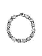 Bottega Veneta Crystal Embellished Braclet - Metallic