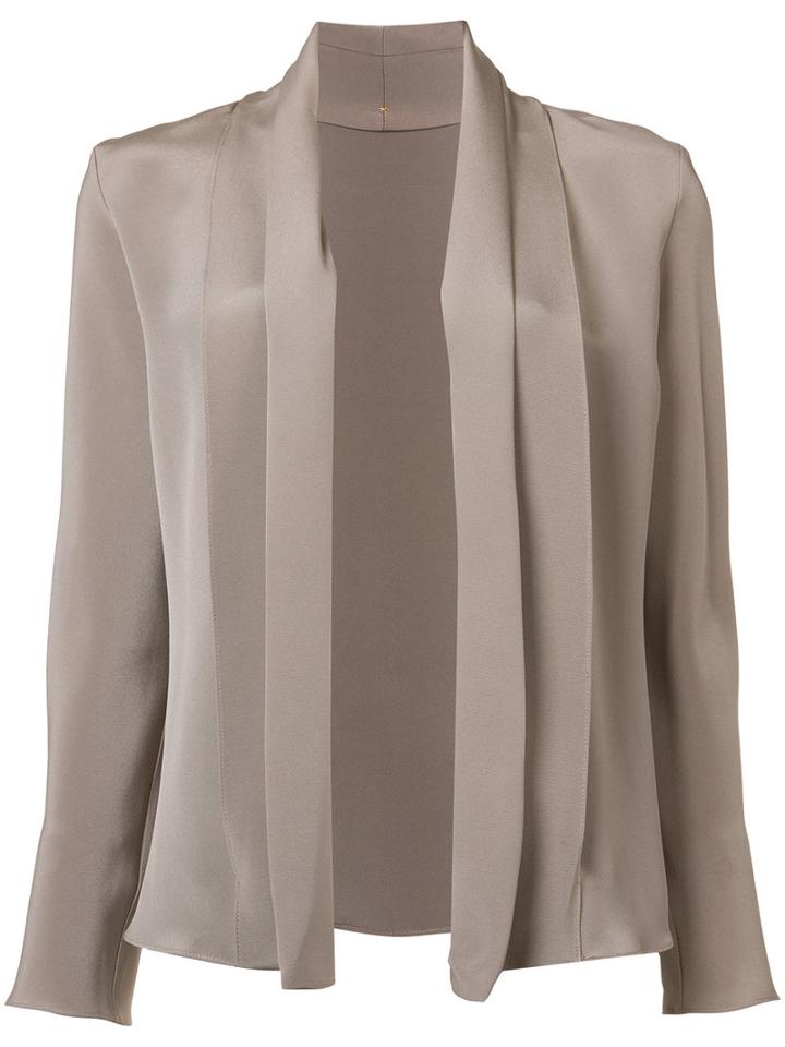 Peter Cohen Relaxed Fit Blazer, Women's, Size: Small, Nude/neutrals, Silk