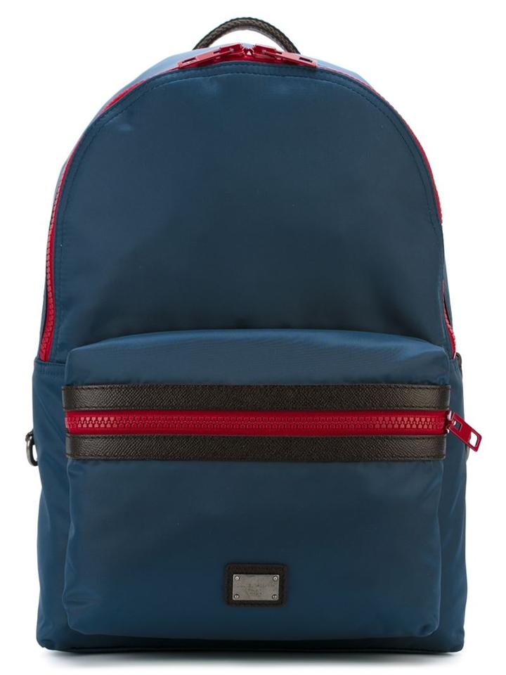 Dolce & Gabbana Vulcano Backpack, Blue, Nylon