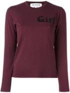 Comme Des Garçons Girl Logo Print Sweatshirt
