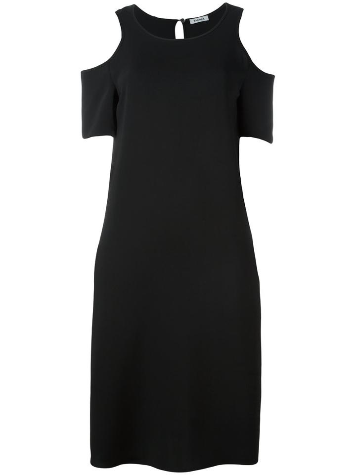 P.a.r.o.s.h. - Cold-shoulder Dress - Women - Polyester - Xs, Black, Polyester
