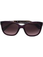 Lanvin Square Frame Sunglasses, Women's, Pink/purple, Acetate