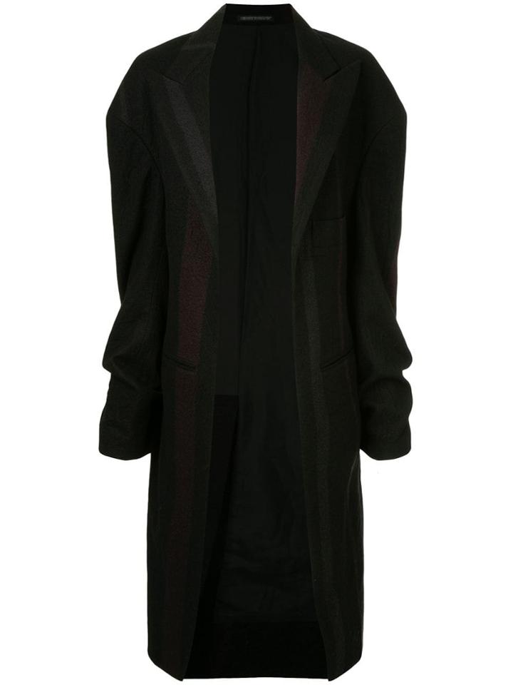 Yohji Yamamoto Vintage Deconstructed Long Coat - Black