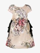 Fendi Floral Fil Coupé Mini Dress, Women's, Size: 38, Polyester/cotton/metallic Fibre/silk