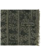 Vivienne Westwood - World End Scarf - Unisex - Virgin Wool - One Size, Green, Virgin Wool