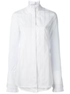 Ellery - Pleated Front Shirt - Women - Cotton - 10, White, Cotton