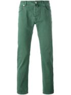 Jacob Cohen Slim-fit Jeans, Men's, Size: 33, Green, Cotton/spandex/elastane