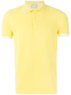 Capricode - Contrast Polo Shirt - Men - Cotton/spandex/elastane - Xxl, Yellow, Cotton/spandex/elastane