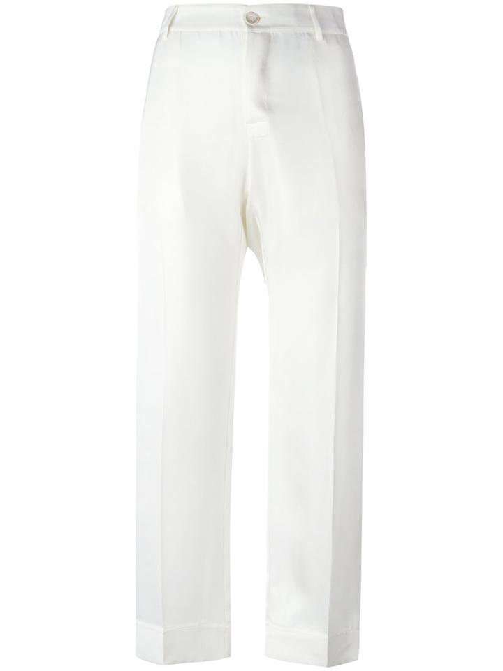 Tartaro Trousers - Women - Silk - S, White, Silk, F.r.s For Restless Sleepers