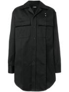 Raf Simons Oversized Shirt Jacket - Blue