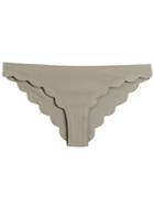 Marysia Scalloped Trim Bikini Briefs - Nude & Neutrals