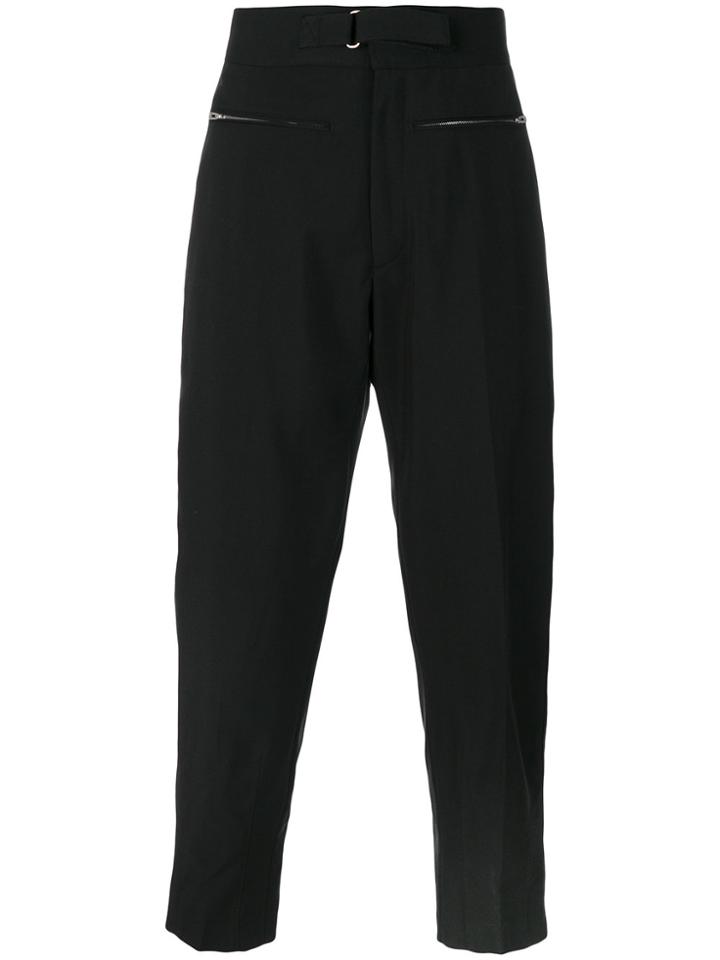 Stella Mccartney High Waist Tailored Pagan Trousers - Black