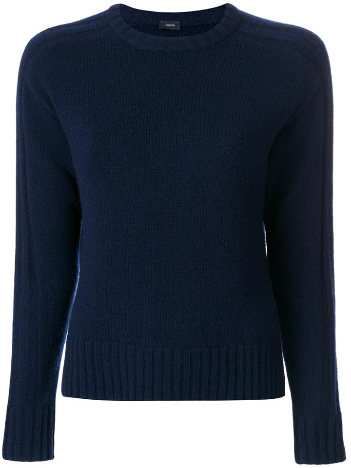 Joseph Crewneck Knit Jumper - Blue
