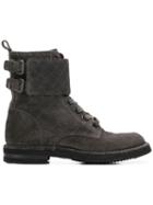 Chanel Pre-owned Buckled Ankle Boots - Grey