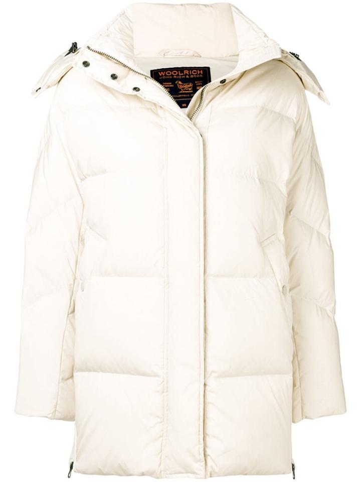Woolrich Aurora Puffy Coat - White