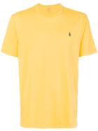 Polo Ralph Lauren Logo Embroidered T-shirt - Yellow