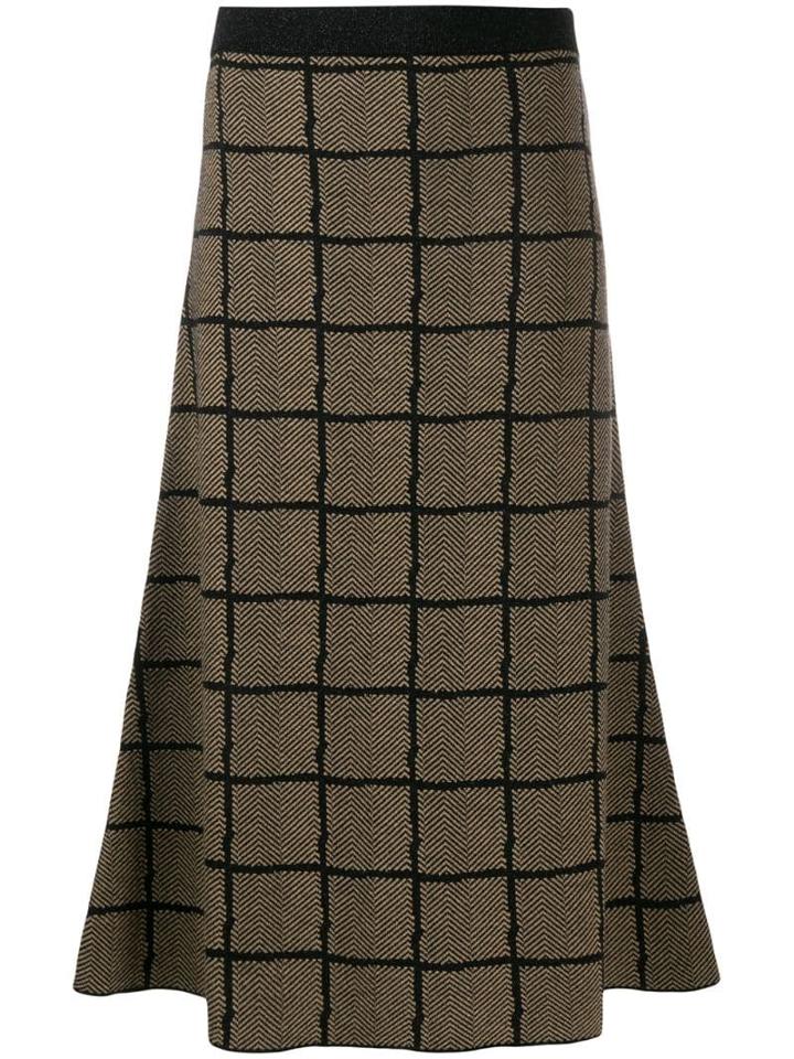 Antonio Marras A-line Long Skirt - Brown