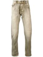 Diesel Black Gold Washed Dyed-effect Jeans - Neutrals