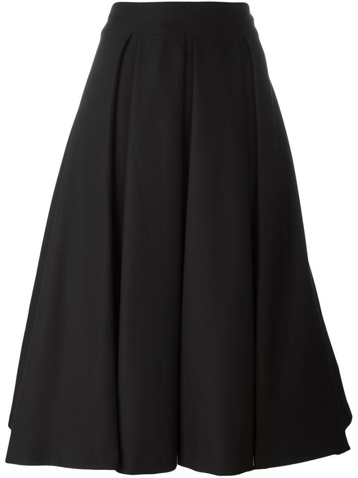 Alice+olivia 'juliette' Full Skirt, Women's, Size: 6, Black, Polyester/spandex/elastane/viscose