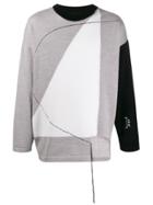A-cold-wall* Recut Geometric Jumper - Grey