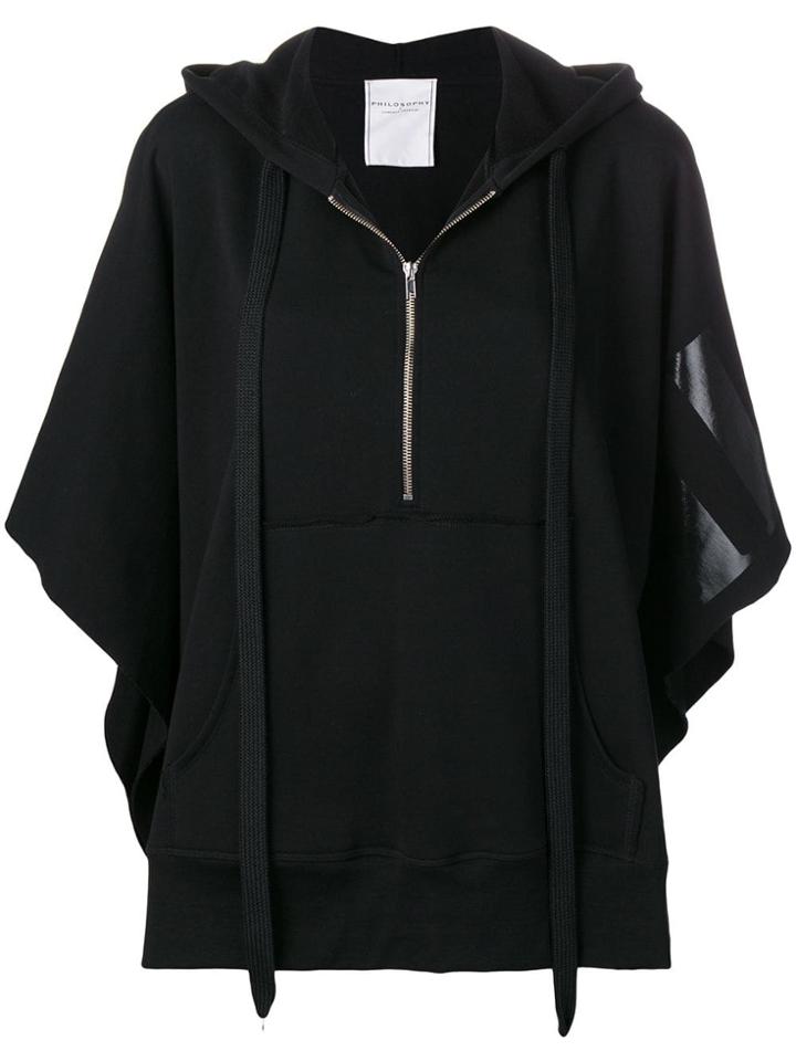 Philosophy Di Lorenzo Serafini Oversized Hoodie - Black