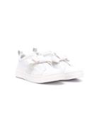 Lanvin Enfant Teen Bow Slip-on Sneakers - White