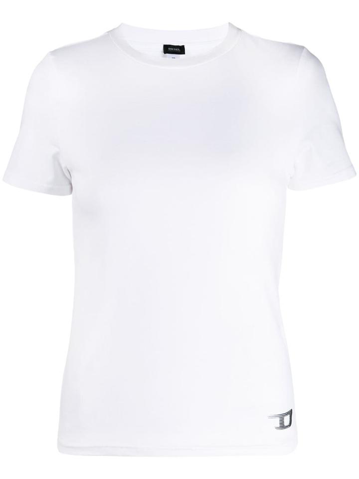 Diesel Logo Crewneck T-shirt - White