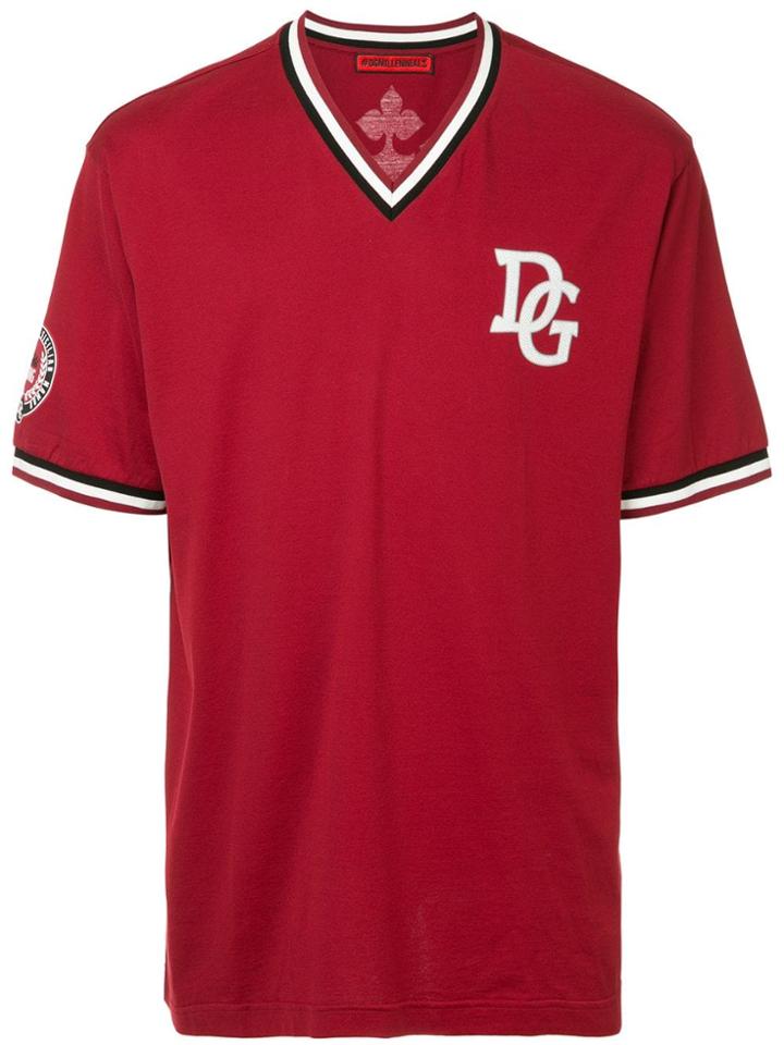 Dolce & Gabbana Logo Short-sleeve T-shirt - Red