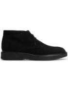 Tod's Flat Lace-up Boots - Black