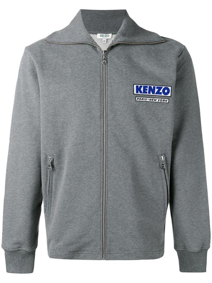 Kenzo - Come Out Track Jacket - Men - Cotton/polyester - S, Grey, Cotton/polyester