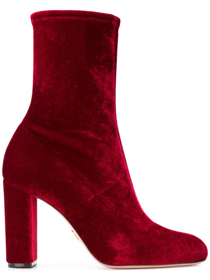 Oscar Tiye Giorgia Sock Boots - Red