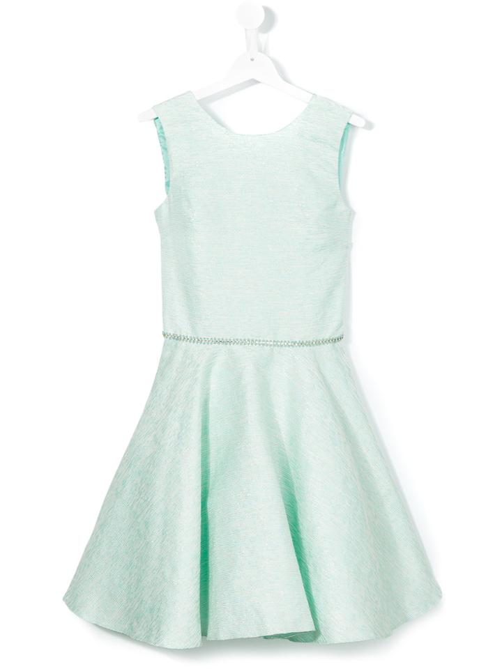 David Charles Kids Flared Dress - Green