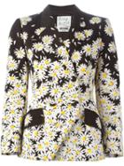 Moschino Vintage Daisy Print Jacket, Women's, Size: 42, Black