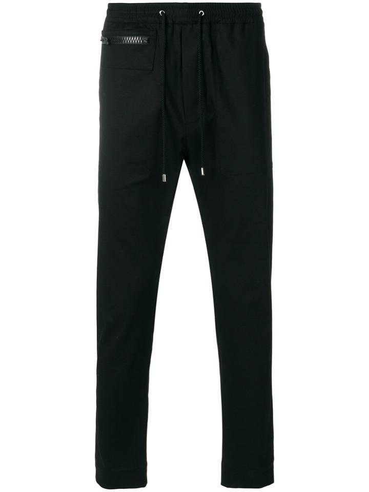 Les Hommes Urban Drawstring Sweat Pants - Black