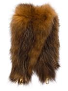 Miu Miu Detachable Fur Strap - Brown
