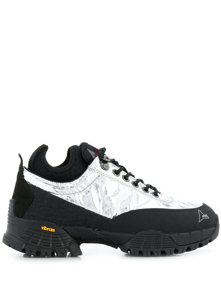 Roa Metallic Hiking Boots - Silver
