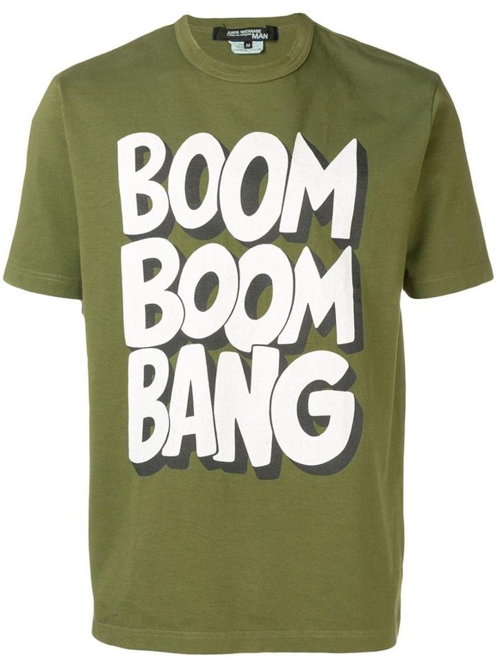 Junya Watanabe Man 'boom Boom Bang' T-shirt - Green