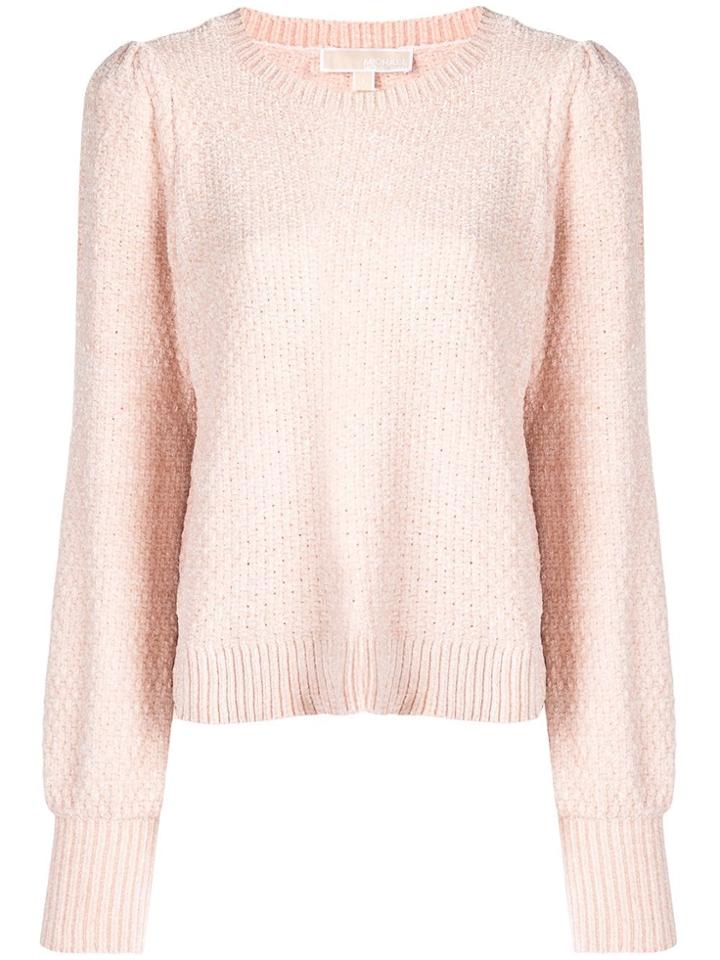 Michael Michael Kors Crew Neck Jumper - Pink