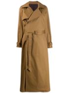 A.f.vandevorst Matrix Oversized Trench Coat - Brown