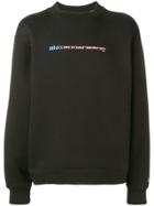 Alexander Wang Logo Print Sweatshirt - Black