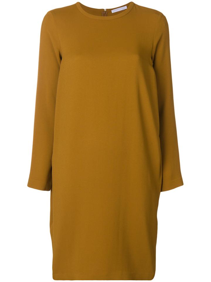 Fabiana Filippi Rear Zip Dress - Yellow & Orange