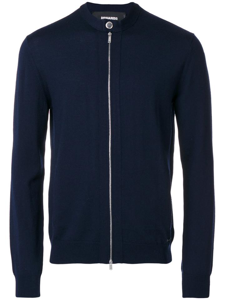 Dsquared2 Zipped Cardigan - Blue