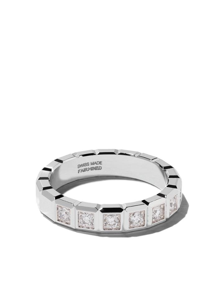 Chopard 18kt White Gold Ice Cube Diamond Ring - Unavailable