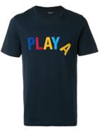 Ron Dorff Playa Printed T-shirt - Blue