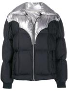 Zilver Padded Two-tone Ski Jacket - Blue