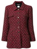Chanel Vintage Tweed Jacket, Women's, Size: 44, Red