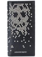 Alexander Mcqueen Studded Folded Long Wallet - Black