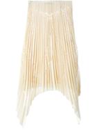 Emilio Pucci Cut Out Detail Pleated Midi Skirt